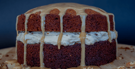 Xoffee & Walnut cake cafeinevrij